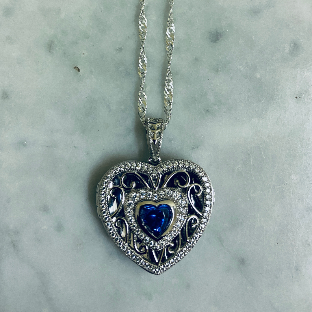 Sterling Silver 925 Pendant - Locket (FL08)