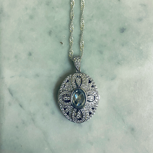 Sterling Silver 925 Pendant - Locket (FL10)