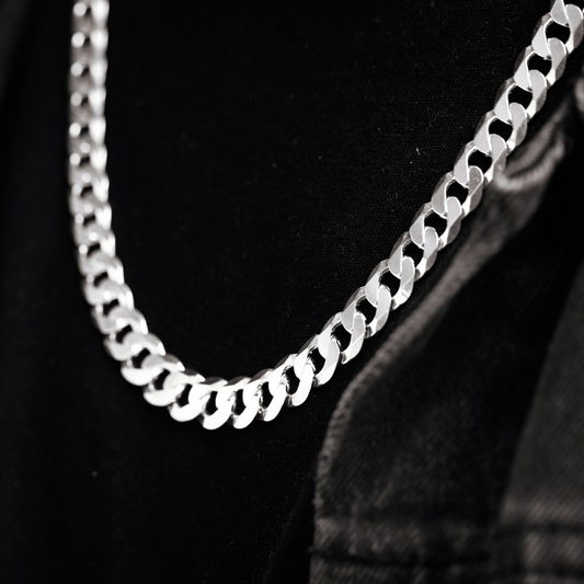 Sterling Silver 925 12mm Mens Chain
