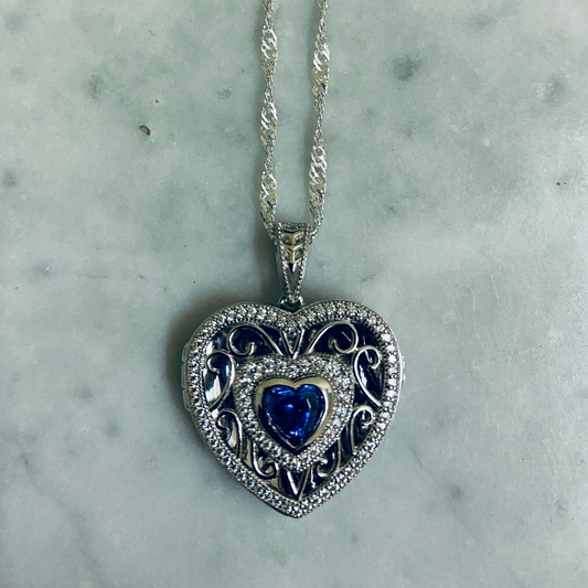 Sterling Silver 925 Pendant - Locket (FL08)