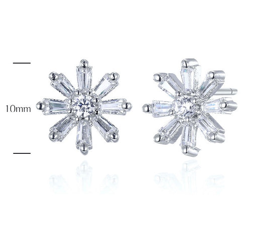 Sterling Silver 925 Female Earring (E-DM2014)