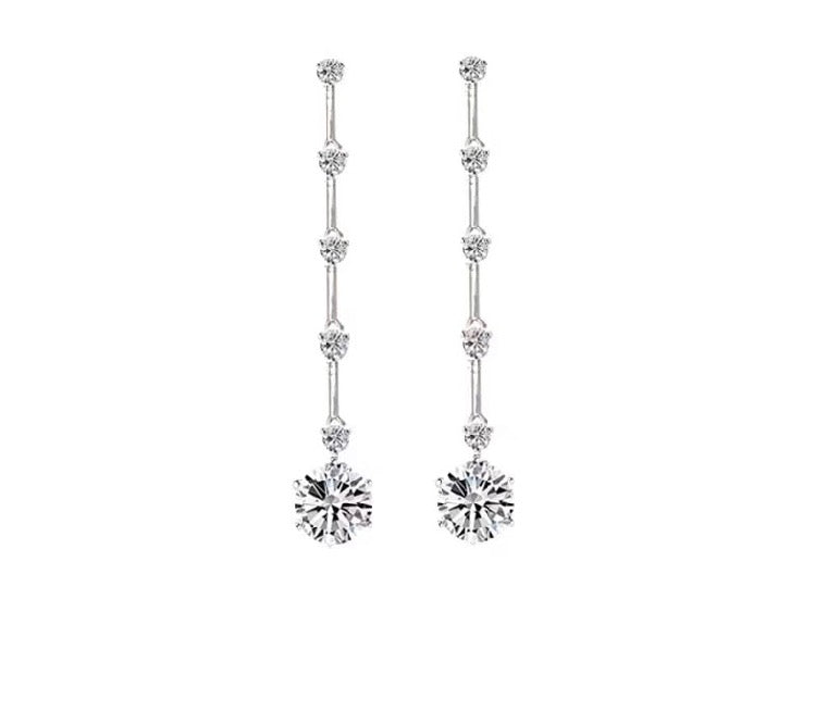 Sterling Silver 925 Female Earring (E-KK0396)