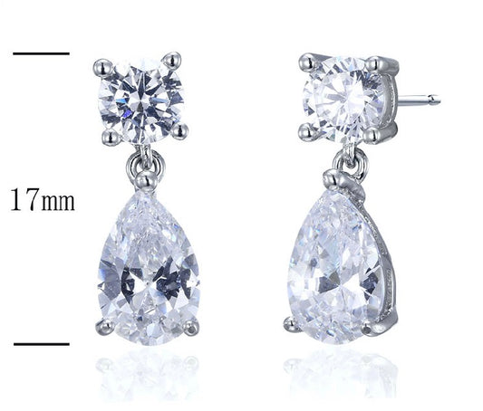 Sterling Silver 925 Female Earring (E-SN3032)