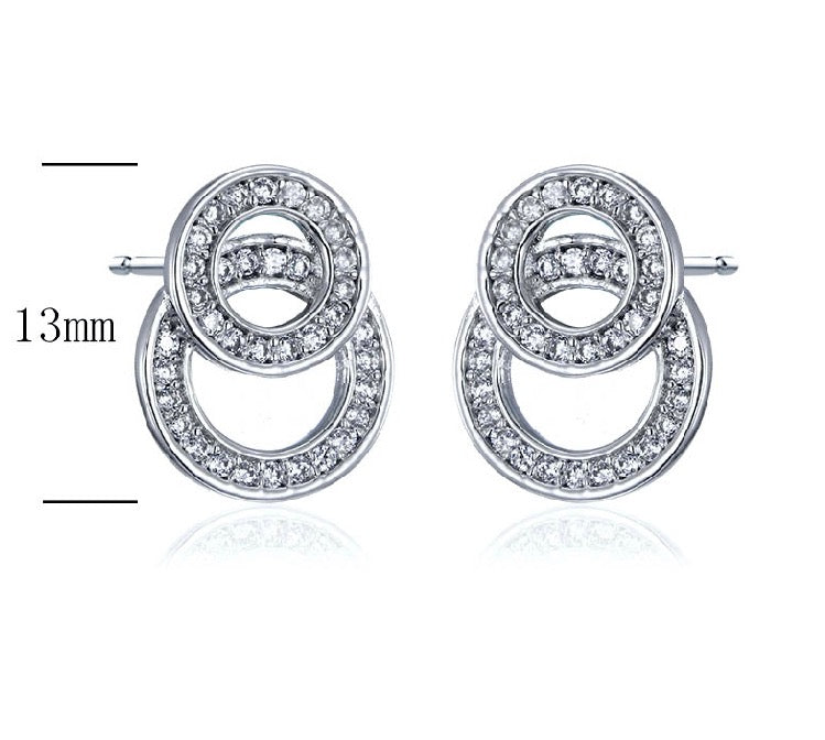 Sterling Silver 925 Female Earring (E-SN3043)