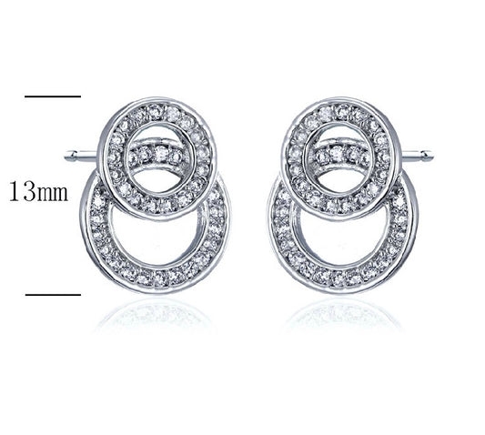 Sterling Silver 925 Female Earring (E-SN3043)