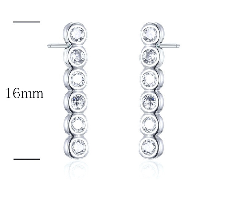 Sterling Silver 925 Female Earring (E-SN3048)