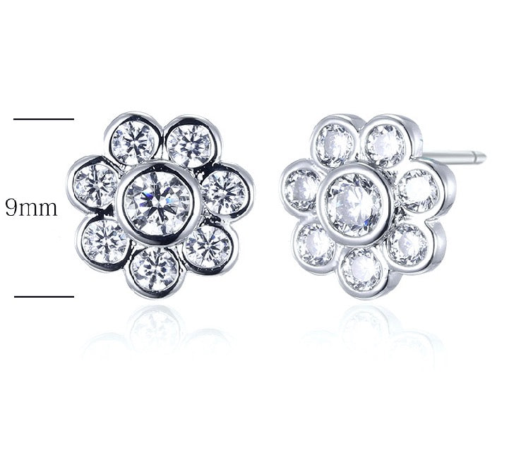 Sterling Silver 925 Female Earring (E-SN3049)