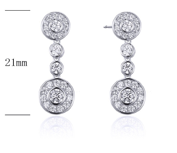 Sterling Silver 925 Female Earring (E-SN3079)