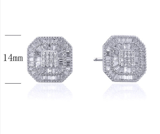 Sterling Silver 925 Female Earring (E-SN3083)