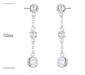 Sterling Silver 925 Female Earring (E-SN3161)