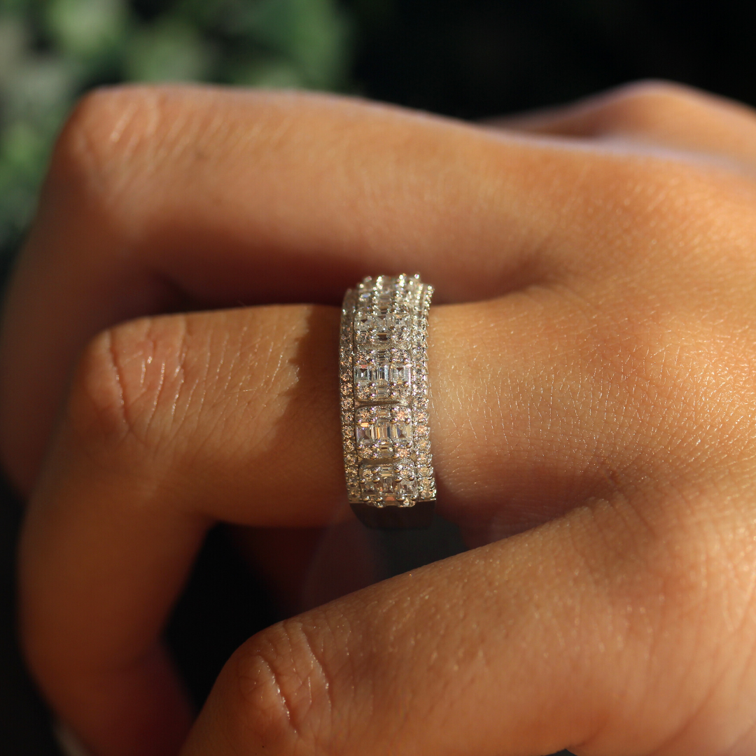 Anastasia - Sterling Silver 925 Engagement Ring (RKK0674)