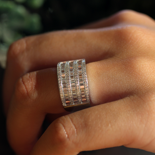 Alisa - Sterling Silver 925 Engagement Ring (RSN1129)