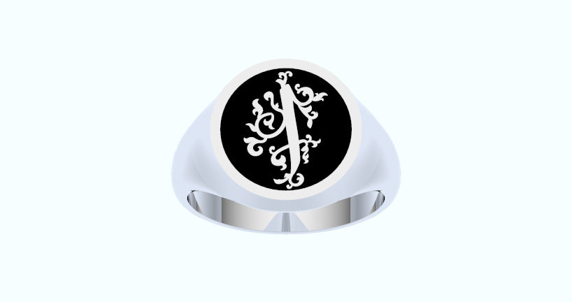 Arabic letter signet rings – EDWARDS JEWELLERS